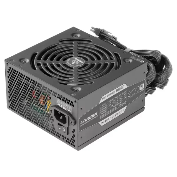 پاور کامپیوتر GP600A-ECO گرین Green GP600A-ECO Power Supply
