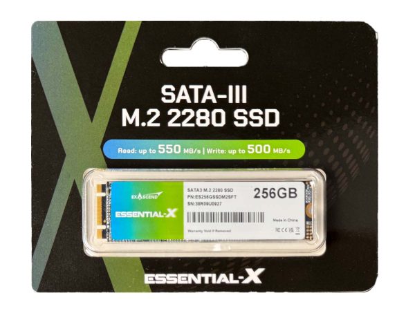 اس اس دی اینترنال M.2 SATA اگزاسند مدل ExAscend Essential X ظرفیت 256 گیگابایت