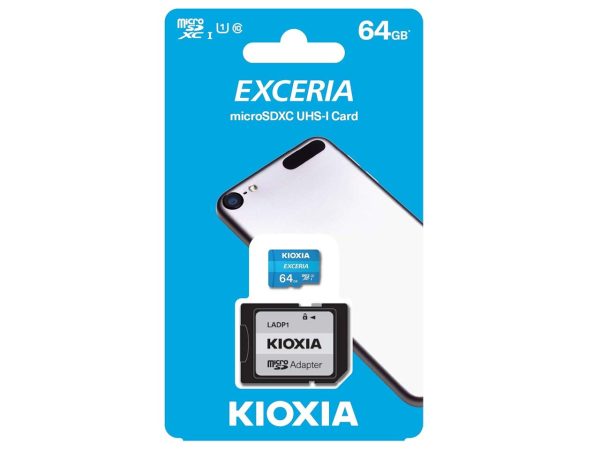 کارت حافظه MicroSDXC کیوکسیا مدل Kioxia EXCERIA UHS-I U1 V10 ظرفیت 64 گیگابایت